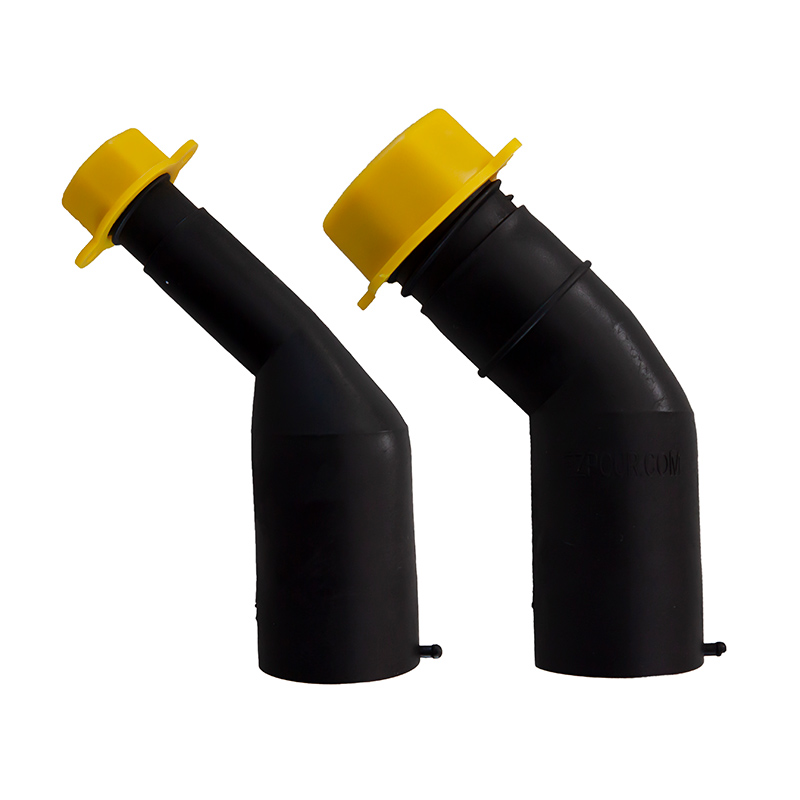 Ez-POUR Yellow Coarse Thread Solid Base Cap for Storage gas Cans