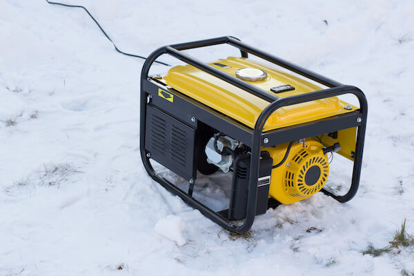 generator in winter